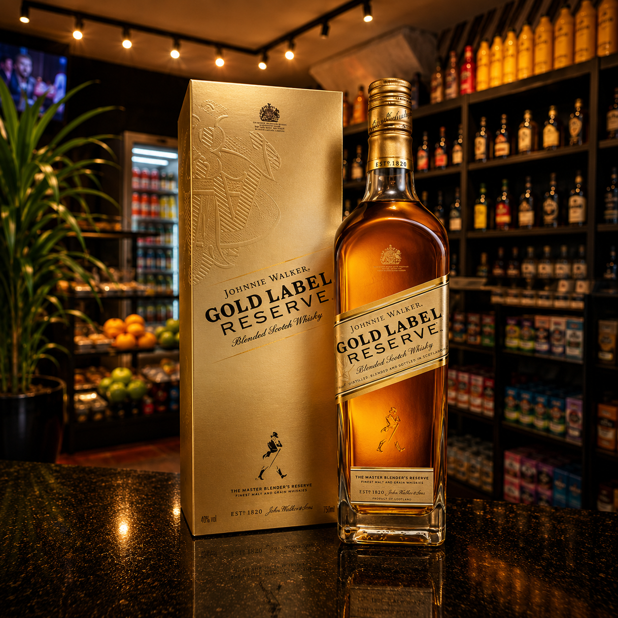 Whisky Johnnie Walker Gold Label Reserve 18 Anos 1 Litro 1L — iDrunk